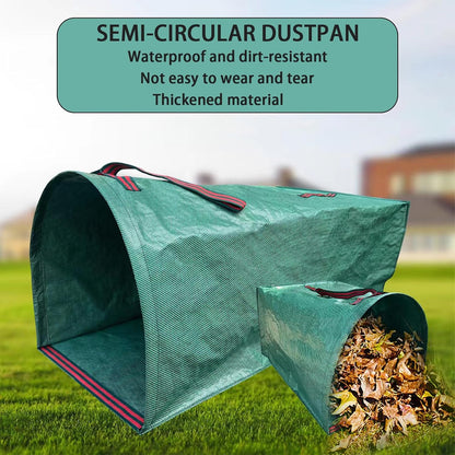 Leaf Dustpan, Leaf Collector, Large Yard Dustpan-Type Lawn and Leaf Bags Reusable, Leaves Collector, Garden Bags for Leaves, Debris, Grass, Clippings, Lawn Trash 53Gallon