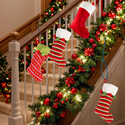 50pcs Christmas Garland Ties Green Flexible Self Locking Nylon Strap 15.7Inch Adjustable Reusable Garland Hanger Decorating Holiday Banister Twist Ties for Christmas Lights Wreath Making Door Stairway