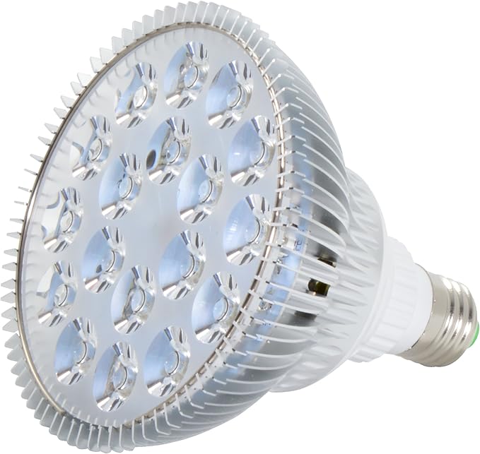 ABI 25W Deep Red 660nm LED Light Bulb Bloom Booster for Flowering, Fruting, and Grow Spectrum Enhancement