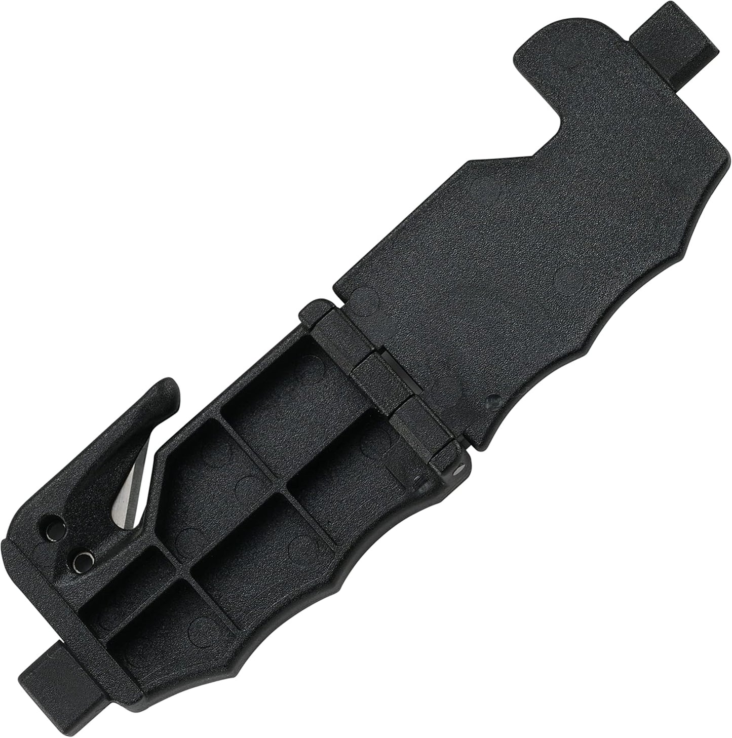 CRKT Exitool Emergency Multitool: Automotive Safety, Seat Belt Strap Cutter, Steel Window & Glass Breaker, Clips to Seat Belt 9031