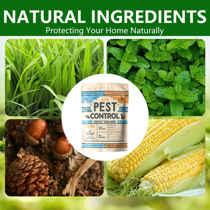 Pest Control Pouches, Mosquito Repellent, Repellent for Mice.Rats. Ants. Cockroaches. Moths and Other pests, Peppermint Oil, Mouse Repellent,Rat Repellent for House (10p)