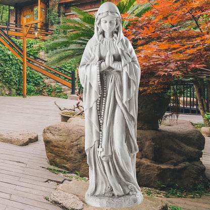 Virgin Mary Statue Outdoor, Religious Garden Statue, Blessed Mother Outdoor Statue, Large Outdoor Garden Statues Home Yard Patio Lawn Hallway