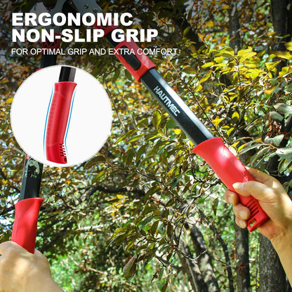 HAUTMEC Anvil Loppers for Tree Trimming Heavy Duty, Extendable 27-37'' Garden Bypass Loppers with Compound Action System, 2" Cutting Capacity, Labor-Saving Tree Trimmer for Yard, Lawn Branch Cutter