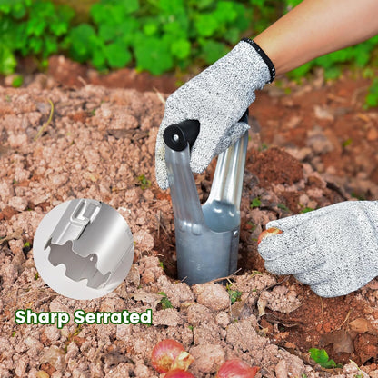 Bulb Planter, Bulbs Transplanter Designed for Automatic Soil Release with Depth Marker for Dgging Holes and Planting Tool for Tulips, Daffodils, Dahlias