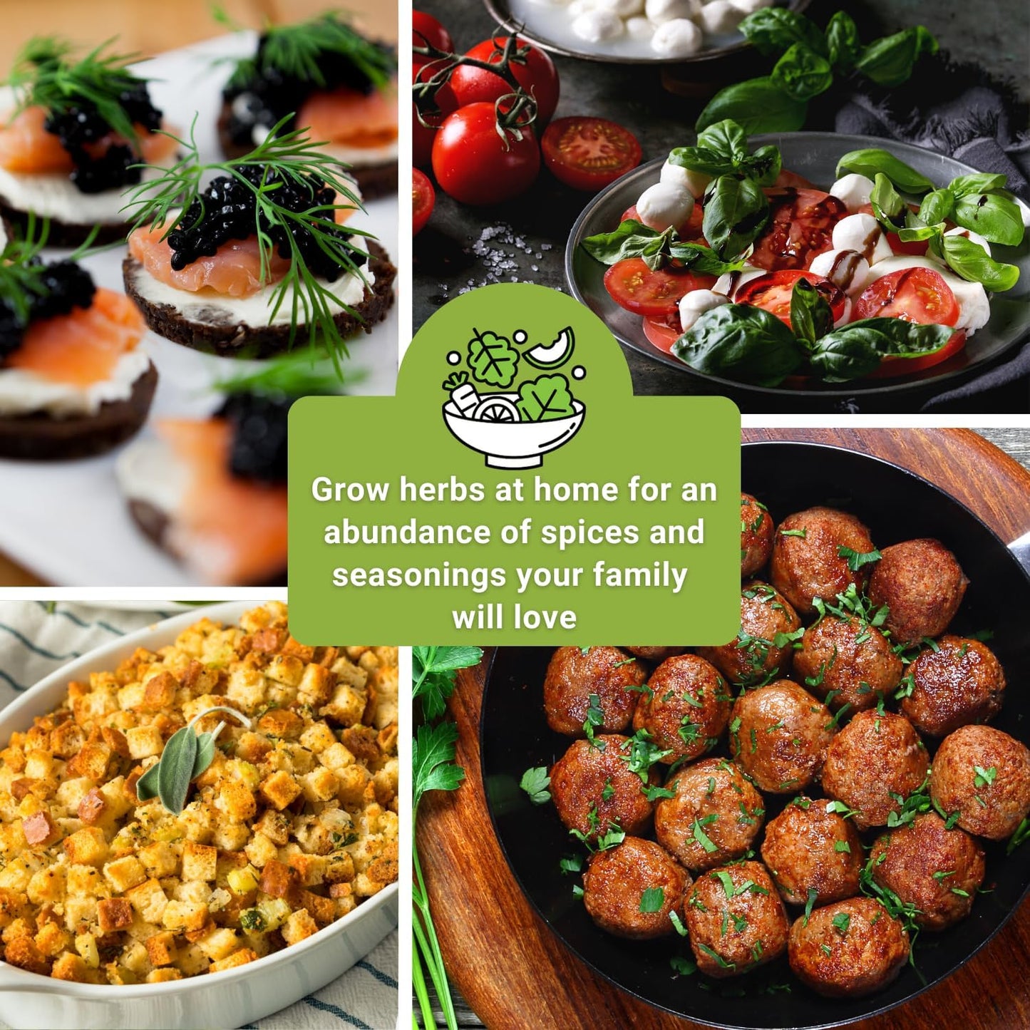 Sow Right Seeds - 15 Herb Garden Seed Collection for Planting - Essential Herbs for Cooking - Non-GMO Heirloom Packet Instructions to Grow Kitchen Garden Indoors or Outdoors - Great for Hydroponics