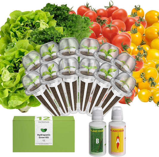 inbloom Organic Salad Seed Pod Kit for AeroGarden, Ahopegarden Hydroponics Growing
