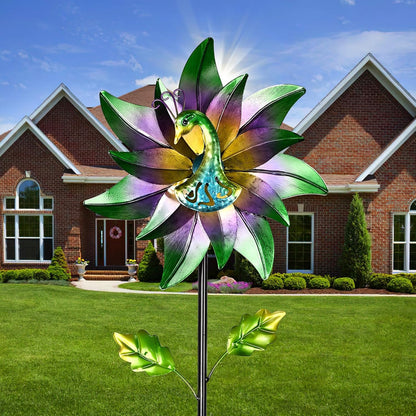 Decorative Garden Stakes Wind Spinners Outdoor Clearance Metal Yard Art Gifts for Women Grandma Mom for Lawn Patio Yard Pathway Driveway Ornaments