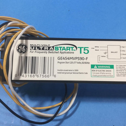 GE454MVPS90-F Ultra Start T5 Ballast