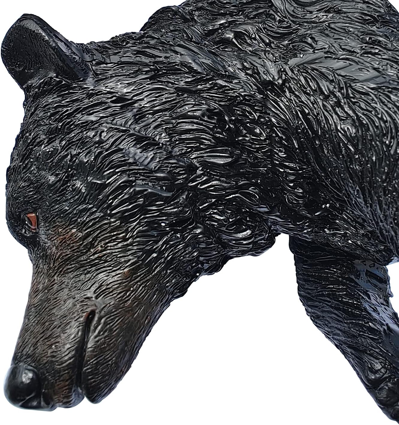 Ferocious Black Bear Trapped in a Tree Statue Tree Hugger Garden Peeker Figurine Yard Art Outdoor Decoration Sculpture