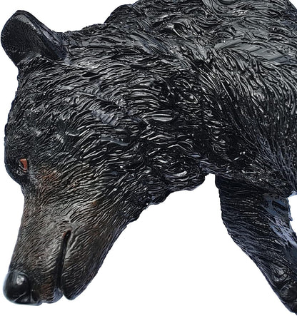 Ferocious Black Bear Trapped in a Tree Statue Tree Hugger Garden Peeker Figurine Yard Art Outdoor Decoration Sculpture