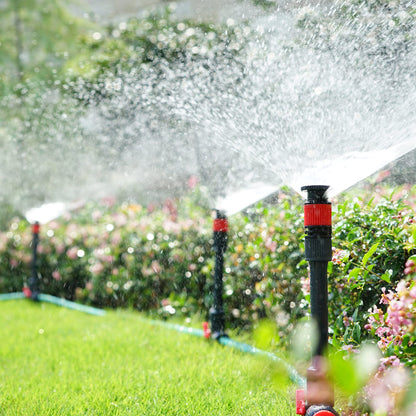 Eden 98063 Multi-Adjustable Flex Design Above Ground Irrigation Garden Sprinkler System, Sprinkler