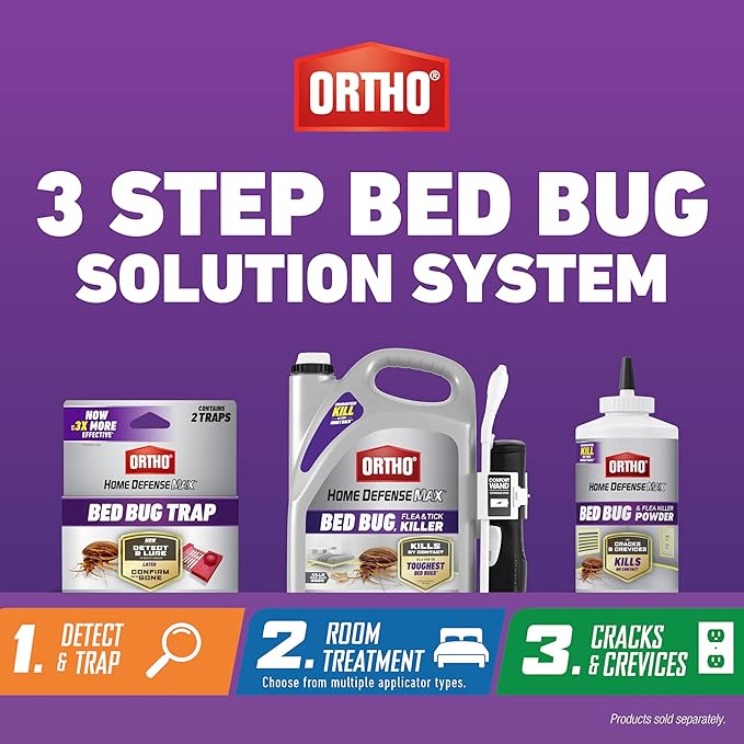 Ortho Home Defense Max Bed Bug Killer - Also Kills Fleas & Brown Dog Ticks, Spot Treatment, 18 oz