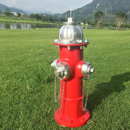 Dog Fire Hydrant Pee Post Statue with 4 Stakes, Fake Fire Hydrant for Dogs to Pee On Puppy Pee Post Training Tool Yard Garden Indoor Lawn Ornament Outdoor Statue (14.5 * 5.3 inch)