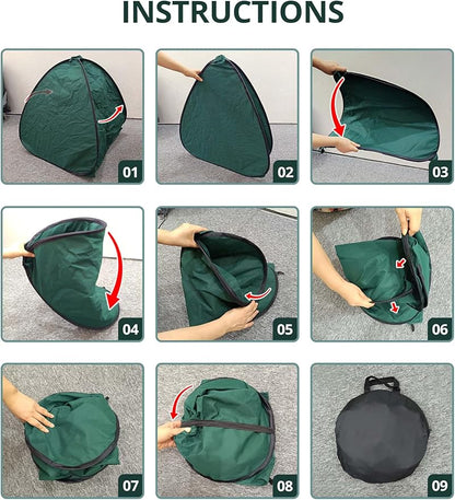2 Pcs Pop Up Shrub Covers Frost Protection Tent, 30" x 28" x 28" Winter Plant Cover Freeze Protection, Warm Garden Plant Protector Tent for Protecting Outdoor Shrub Fruit Potted Plants from Snow & Ice