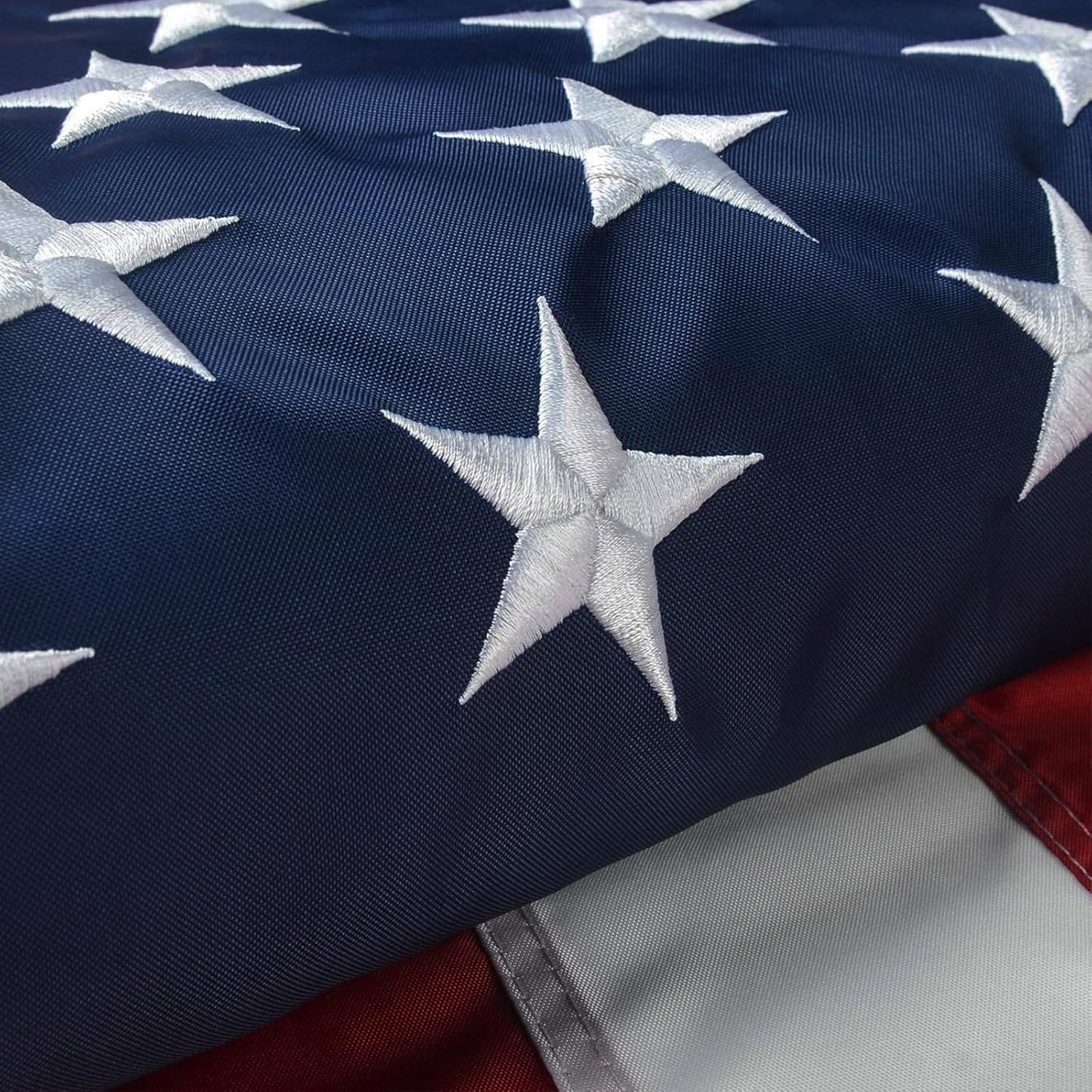 American Flags for Outside 6x10 Ft, Large US USA Flag with Vivid Color, Heavy Duty Material, Brass Grommets, Embroidered Stars, Perfect for Outdoor Use