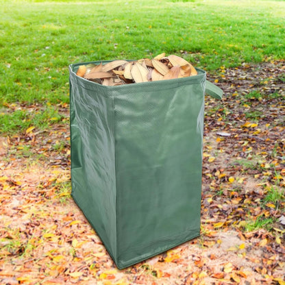 2 Pcs 53 Gallon Reusable Lawn Bags, Yard Waste Container with Easy Sweep Leaf Collector PP Material, Large Capacity, Foldable, Ideal for Leaves, Branches, and Grass Clippings