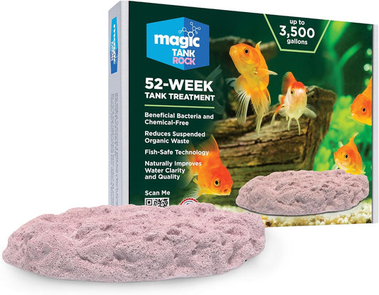 Fish Tank Rocks for Enhancing Water Clarity with Your Regular Cleaning Routine, Fish Friendly Aquarium Rocks, All Natural Aquarium Decor - Large - Covers Upto 3500 Gallons