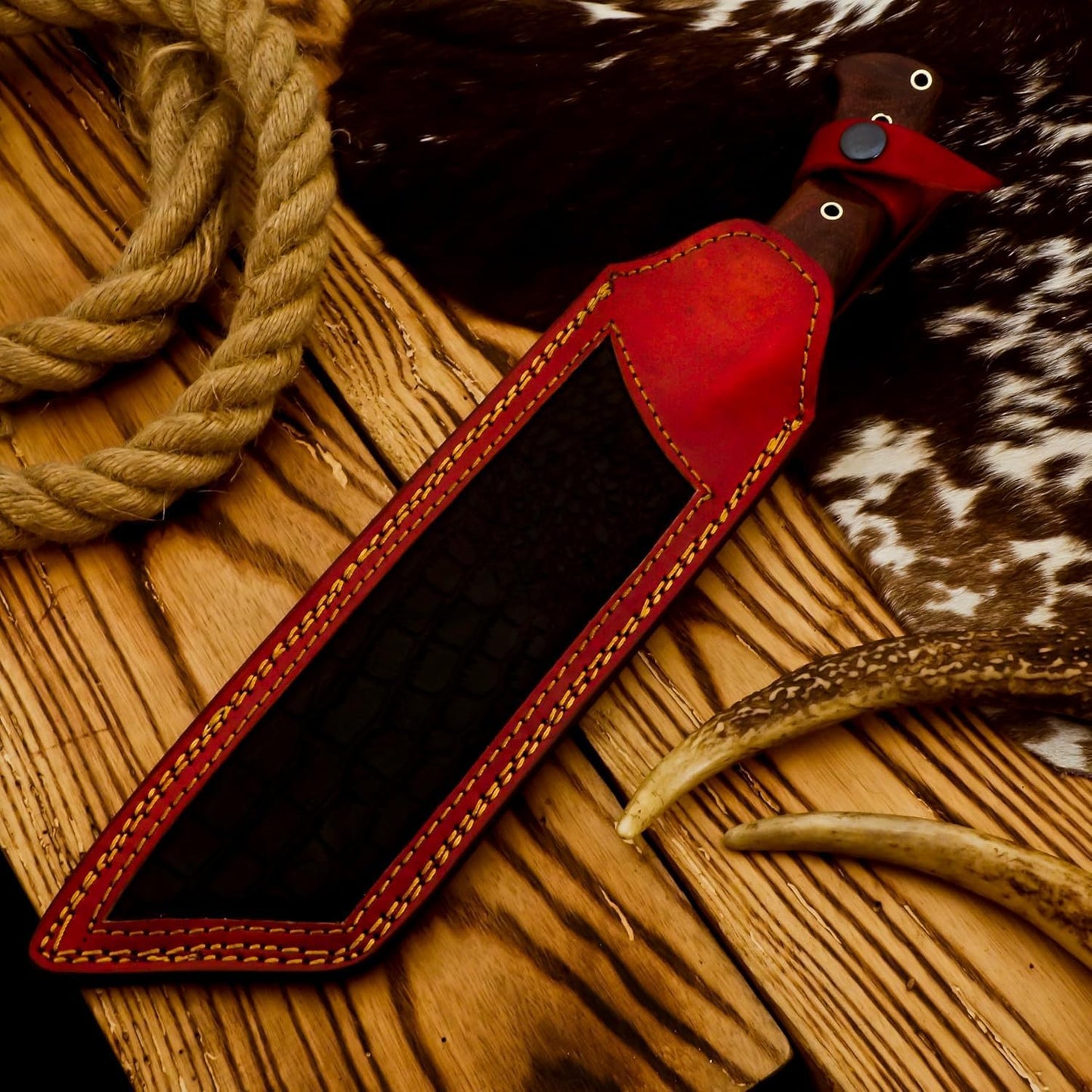 Survival Machete with Sheath for Cutting Trees, for Yard Work and for Bushcrafting Machetes Sickle Heavy Duty Machete for clearing Brush Garden Tools Construction Blade