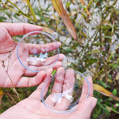 Acrylic Hollow Ball, Clear Plastic Fillable Ornaments Ball, DIY Clear Plastic Balls for New Years Present,Xmas Tree,Home Decoration,Wedding,Party (6cm/2.36inch,20pcs)
