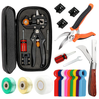 Upgrage Garden Grafting Tools, 2 in 1 Garden Pruning Tools Including Grafting Knife, Pruning