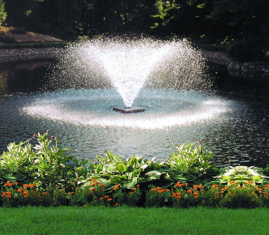 Scott Aerator DA-20 Display Pond Aerator - 3/4 Horse Power 115V 100ft Cord | Aerating Pond Fountain for Up to 1 Acre | Pond Aerator Pump for Small Ponds | Pond Aeration System