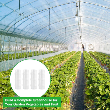 50 PCS Greenhouse Clips - 3/4 inch Plastic Black ABS Snap Clamps for Greenhouse Film & Nets