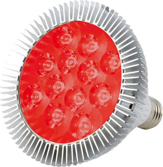 ABI 12W Deep Red 660nm LED Bloom Booster Grow Light Bulb for Flowering and Spectrum Enhancement