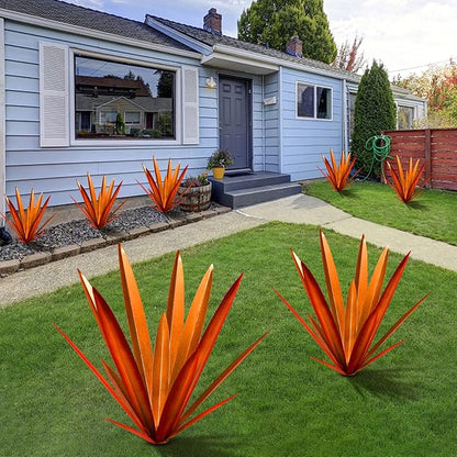 Homight Metal Tequila Country Sculpture DIY Tequila Plant Home Decor Country Tequila Garden Ornament Indooutdoor Statuette Patio Lawn Patio Stake Decoration Gift to The Garden