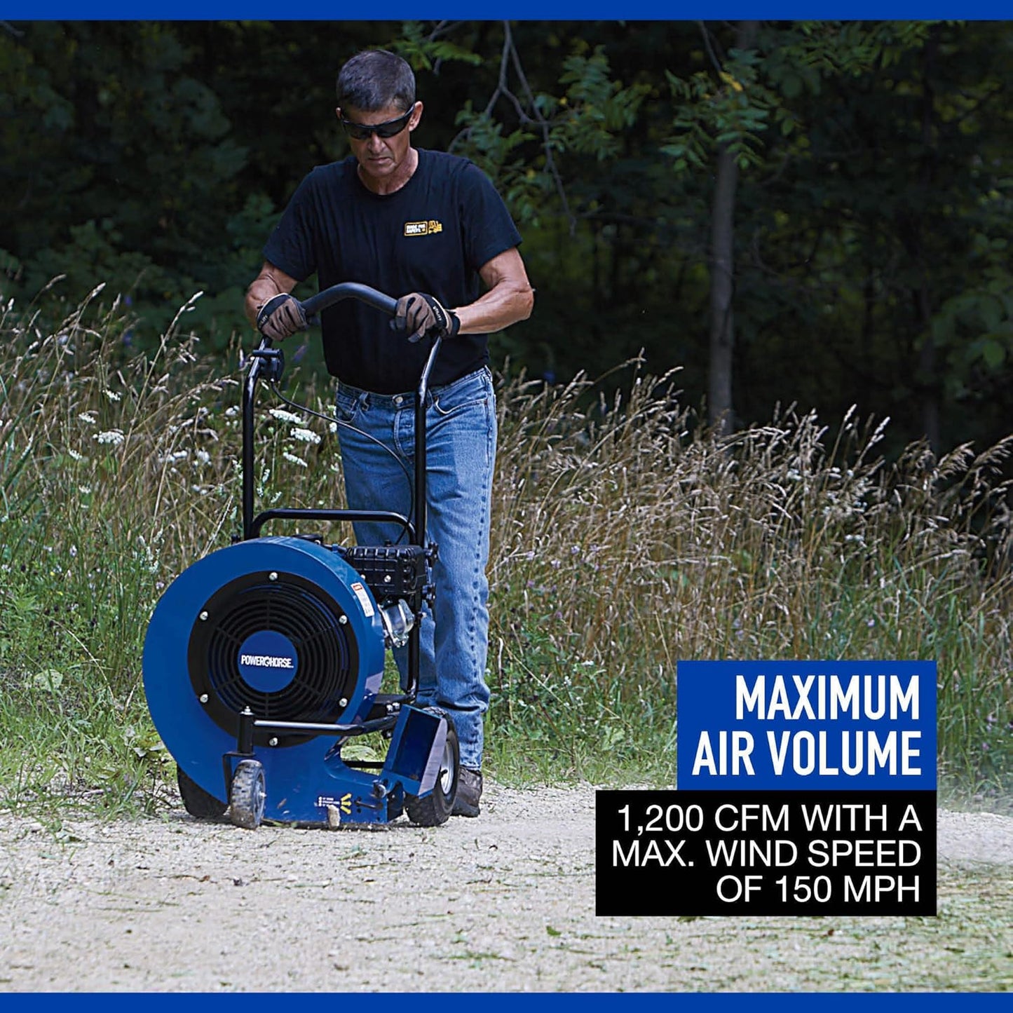 Powerhorse Walk-Behind Gas-Powered Jet Blower, 7 HP, 212cc, Model# 205705001001