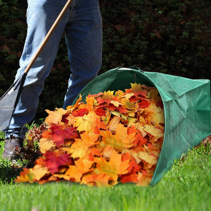 53 Gallon Leaf Collector，Large Yard Dustpan，Portable Pop Up Leaf Bags, Foldable Leaf Pick Up Tools，Reusable Yard Garden Bags for Leaves Lawn Trash（200L）