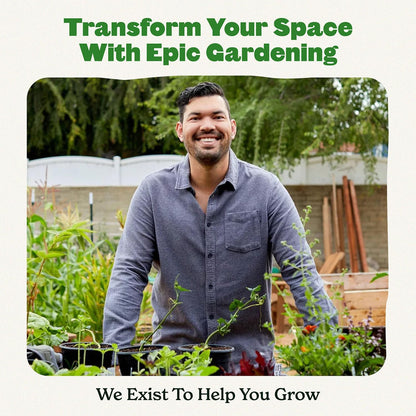 Epic Gardening Reusable Seed Starter Tray - Easy Watering Seed Starting Trays - Gardener Friendly Plant Trays for Seedlings | UV-Treated & BPA-Free -6-Cell Seed Starting Trays - 6 Trays/Sage Green