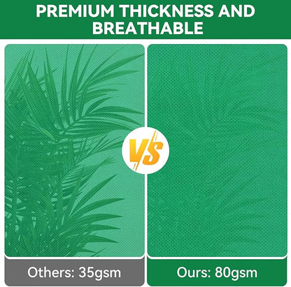 2 Packs Plant Covers Freeze Protection 47" x 70" 2.82oz/yd² Heavy Duty Winter Cold Weather Frost Cloth Blankets, Garden Warm Jacket Bags with Zipper & Drawstring for Outdoor Plants Fruit Tree Potted