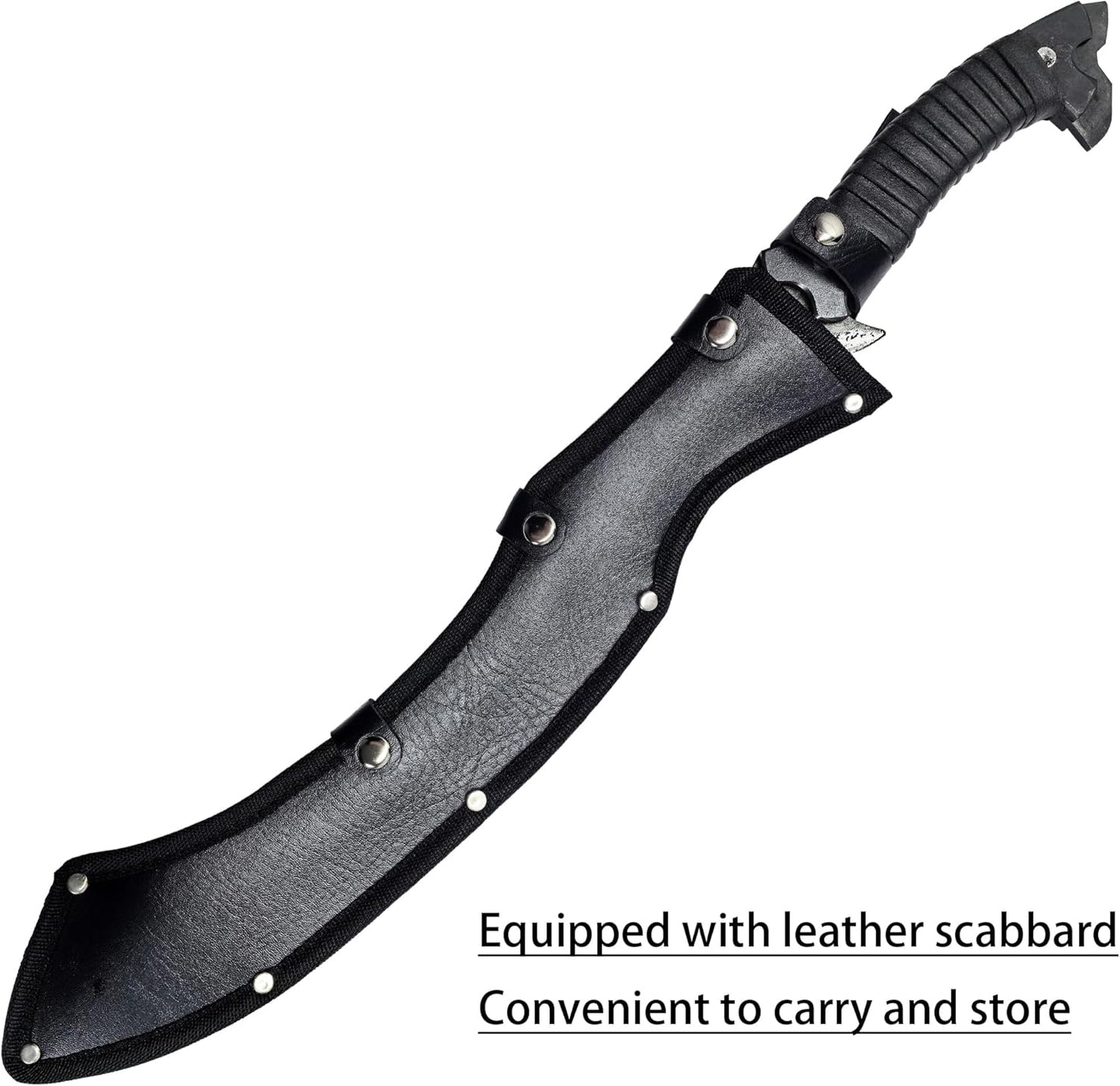 SV Handmade cast Manganese Steel Chopping Blade Sword, Full Tang, Outdoor, Hunting, Camping, Hiking, Survival, with Protective Cover, Multiple Styles to Choose from