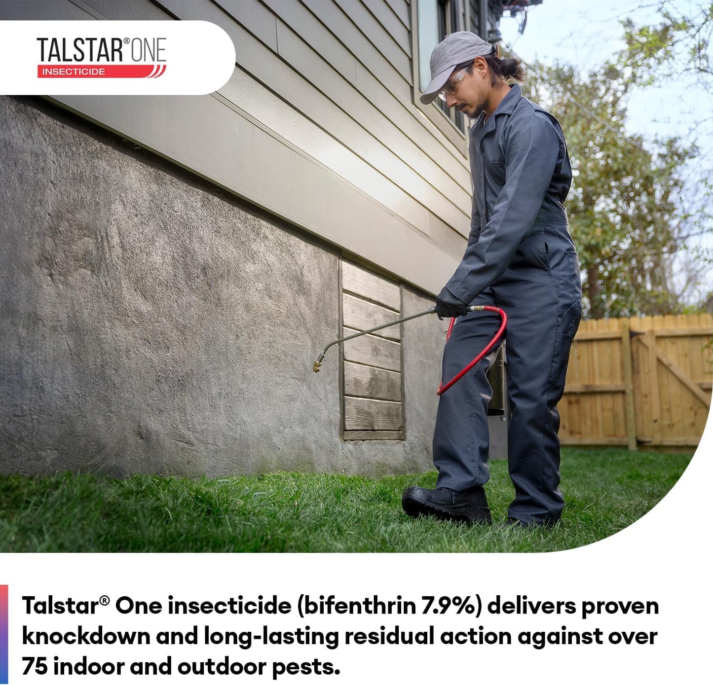 Talstar One (Bifenthrin 7.9%), Water-Based – Controls 75+ Indoor & Outdoor Pests, EPA-Approved, Yields 32–320 Gal