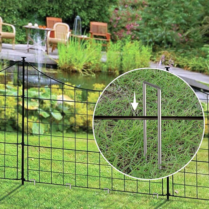 AAGUT 16 Pack Landscape Staples 6 Inch Garden Pins 11 Ga Galvanized Sod Landscaping Pins Heavy Duty Yard Lawn Tent Stakes for Weed Barrier Fabric, Inflatables, Artificial Turf, Irrigation Tubing Hose