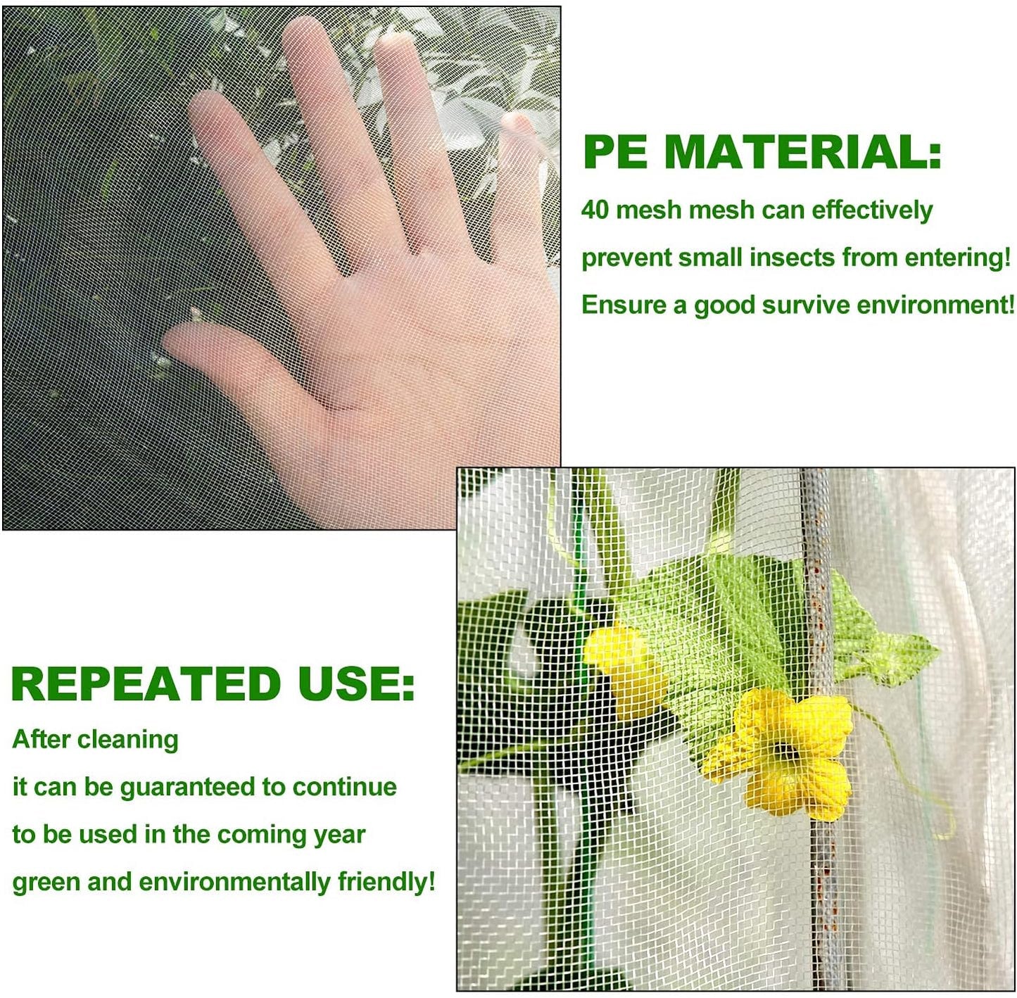 Insect Bird Barrier Mesh, Garden Netting Barrier, Bird Netting, Netting for Plant with Drawstring, 3.5 x 4.6 FT Tomato Protective Cover, Large Potted Fruit Protectors Cover for Blueberry Bushes