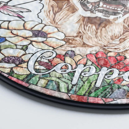 Custom Dog Stained Glass Suncatcher, Personalized Photo Suncatcher Ornament, Customized Pet Memorial Keepsake, Cat Loss Gift, Pet Portrait from Photo, Gift for Dog Lover, Cat Owner Gifts