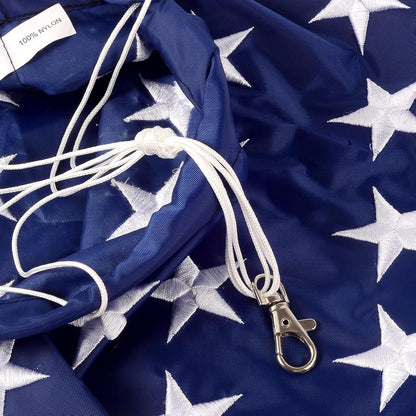 American Flag Windsocks, 4th of July Patriotic Decorations, Embroidered Stars - Fade Resistant Patriotic Wind Socks Decorations 62 Inch