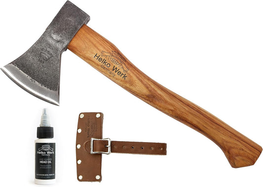 1844 Helko Werk Germany Traditional Rheinland Hatchet - Made in Germany Camping Hatchet and