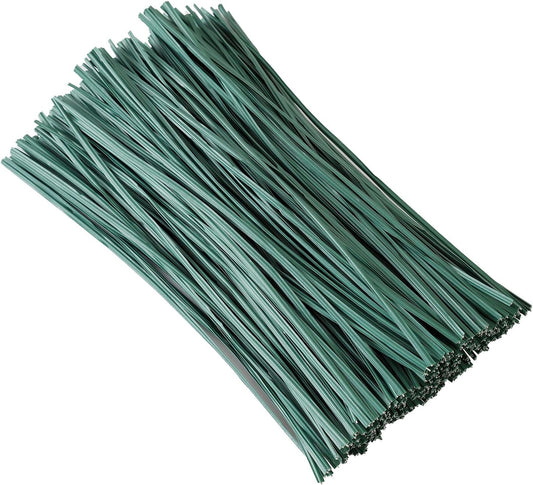 Tangyinrd 300 Pcs 6 inch Blackish Green Plastic Twist Ties, Cable Ties, for Bags, Gardening Tools