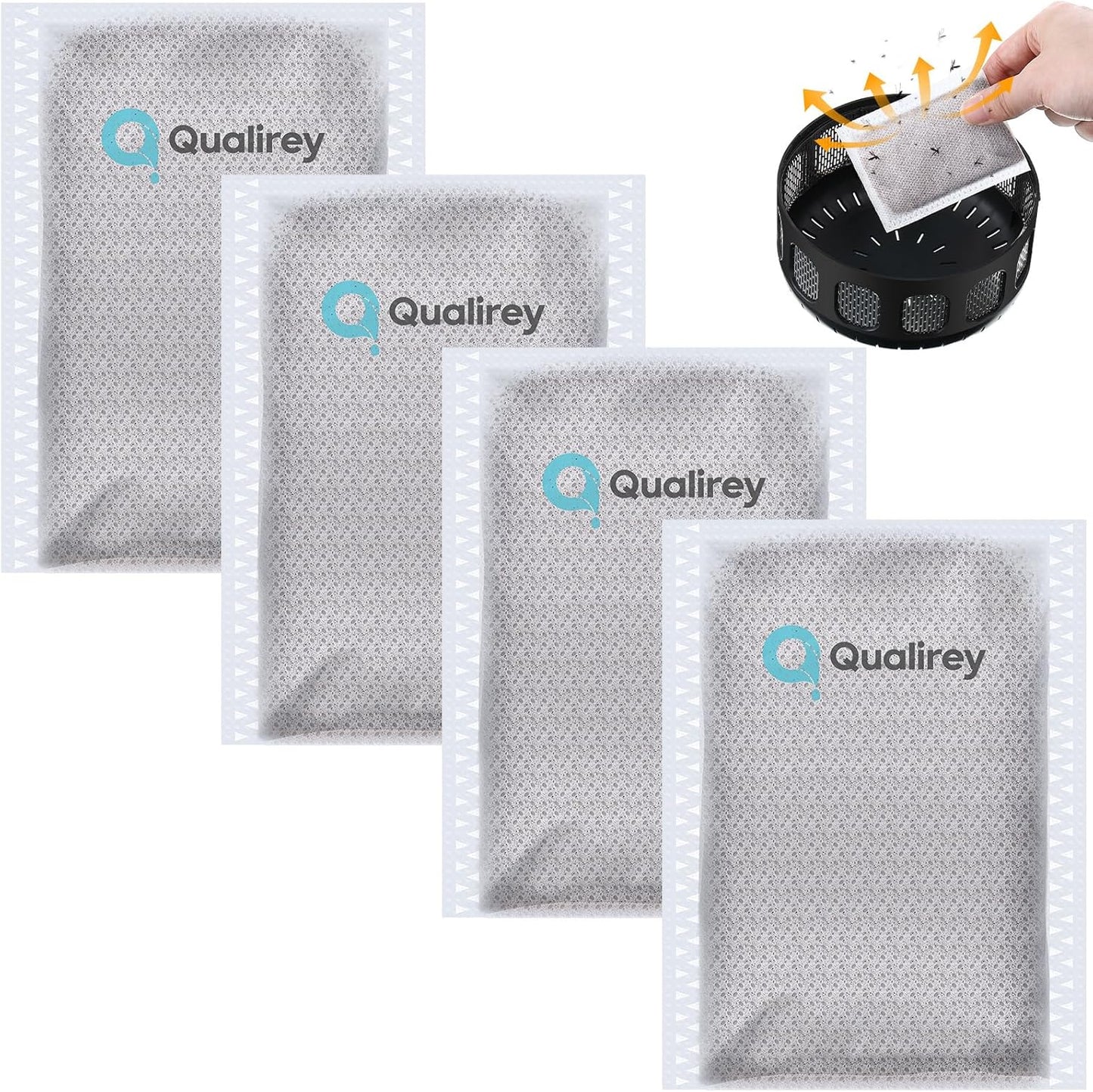 4 Pack Mosquito Attractant in Bulk, Lure for Bug Zapper Bait Refill Compatible with All Mosquito Trap Enhances Catch Rates for Indoor Outdoor Traps, Safe and Long Lasting