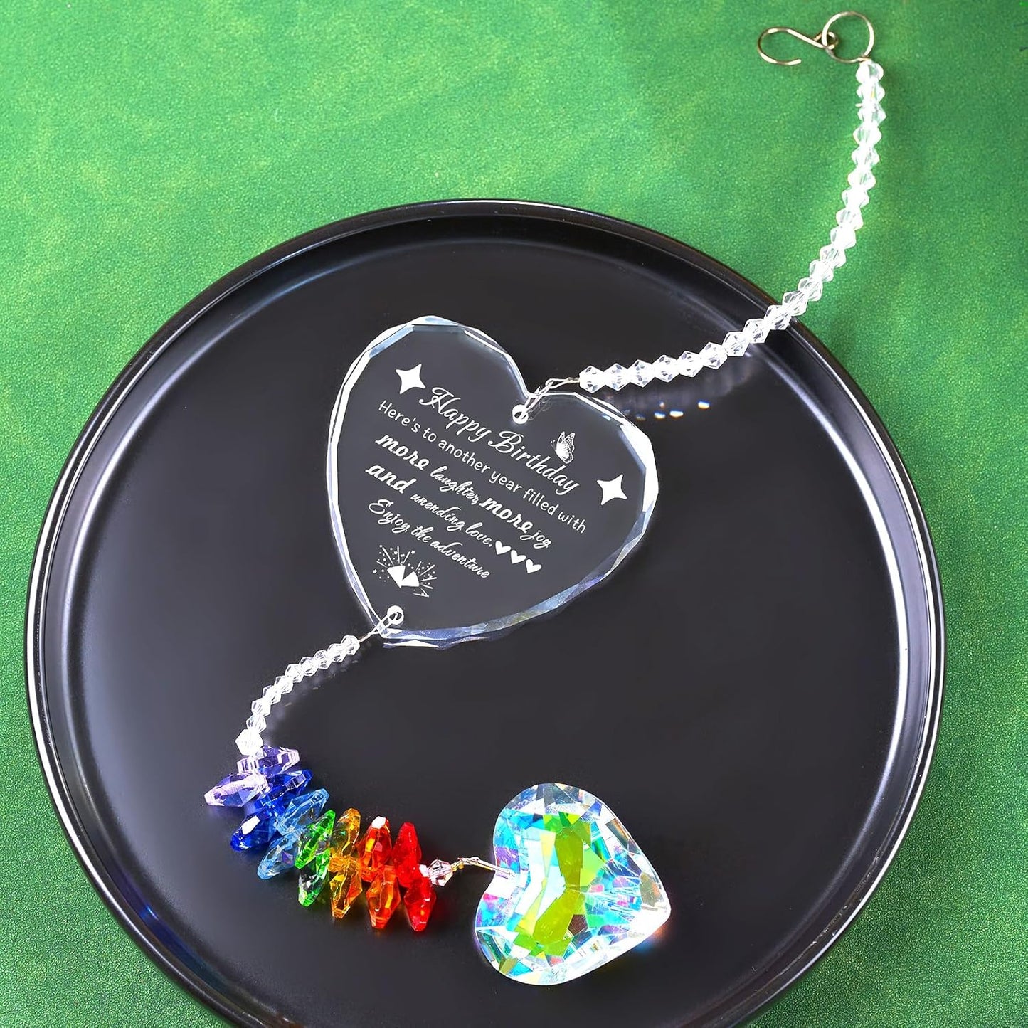 Girlfriend Birthday Gifts for Women, Crystal Suncatcher Mom Gifts for her Girl Friend Sister Nurse Doctor Teacher (Birthday Gift)