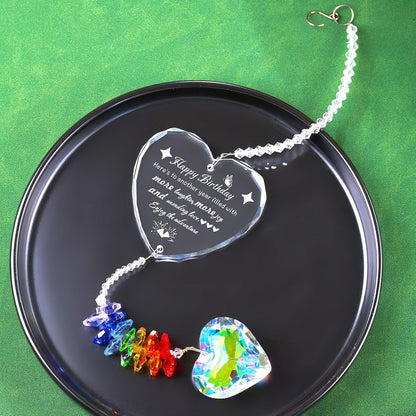 Girlfriend Birthday Gifts for Women, Crystal Suncatcher Mom Gifts for her Girl Friend Sister Nurse Doctor Teacher (Birthday Gift)