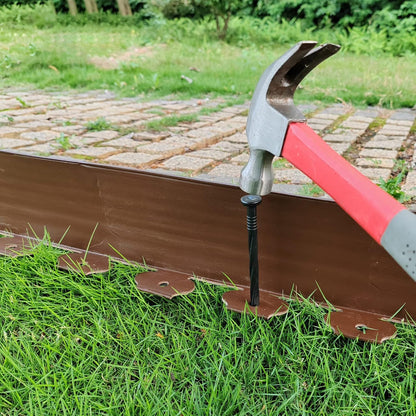 Landscape Edging Kit,20FT Plastic Garden Edging with 25 Stakes,4.5 Inch Tall Lawn Edging for Yard,Lawn,Flower Gardens Border