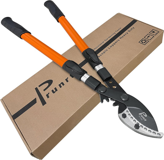 Loppers for Tree Trimming Heavy Duty, 26-40 Inch Handle Telescopic Tree Trimmer, Sync Drive Power Lever Pruner, 2 Inch Branch Cutter