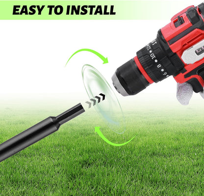 ERYTLLY Auger Drill Bit for Planting 2 x14.5inch,Garden Auger Spiral Bulb Planter Tool for Umbrella Holes Post Hole Digger - Compatible with 3/8 inch Hex-Shank Drill