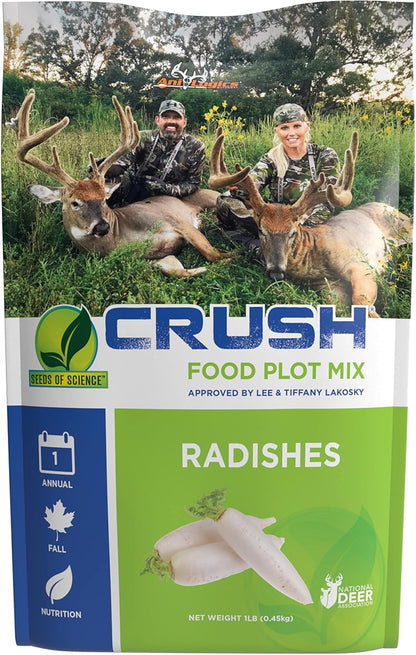 Crush Seeds of Science Food Plot Seed - Radishes 1lb - 3 Pack