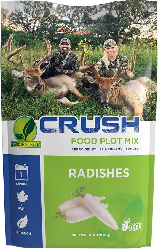 Crush Seeds of Science Food Plot Seed - Radishes 1lb - 3 Pack