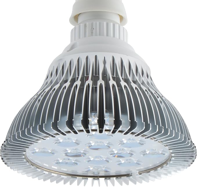 ABI 12W LED PAR38 Grow Light Bulb for Veg and Flower (Red 620-630nm, Deep Red 660nm, and Blue 450-460nm)