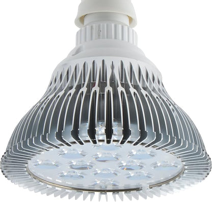 ABI 12W Red 620-630nm PAR38 LED Grow Light Bulb for Flowering